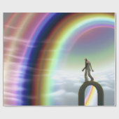 Mysterie Figuur bij de Interdimensionale Stargate Cadeaupapier (Vlak)