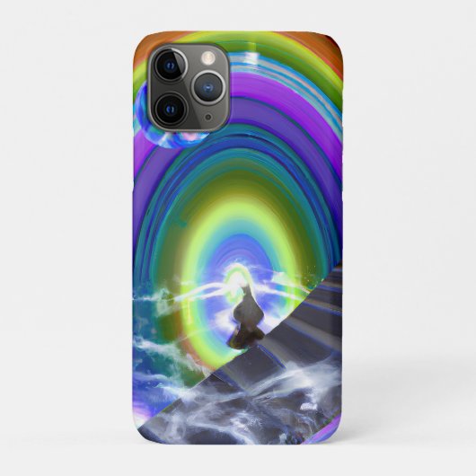 Mysterie Figuur bij de Interdimensionale Stargate Case-Mate iPhone Case (Achterkant)