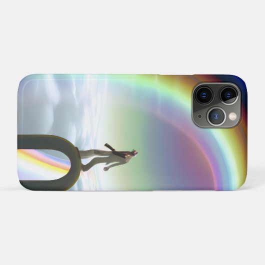 Mysterie Figuur bij de Interdimensionale Stargate Case-Mate iPhone Case (Achterkant (horizontaal))