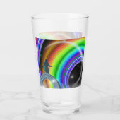 Mysterie Figuur bij de Interdimensionale Stargate Glas (Achterkant)