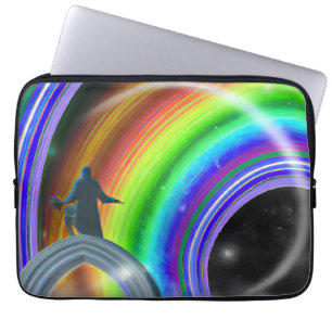 Mysterie Figuur bij de Interdimensionale Stargate Laptop Sleeve