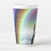 Mysterie Figuur bij de Interdimensionale Stargate Latte Mok (Voorkant)