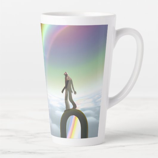 Mysterie Figuur bij de Interdimensionale Stargate Latte Mok (Rechts)