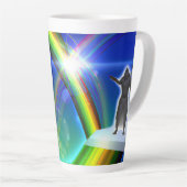 Mysterie Figuur bij de Interdimensionale Stargate Latte Mok (Rechterhoek)