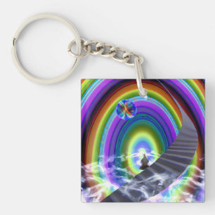 Mysterie Figuur bij de Interdimensionale Stargate Sleutelhanger
