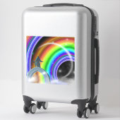 Mysterie Figuur bij de Interdimensionale Stargate Sticker (Koffer)