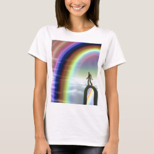 Mysterie Figuur bij de Interdimensionale Stargate T-shirt