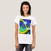 Mysterie Figuur bij de Interdimensionale Stargate T-shirt (Voorkant volledig)