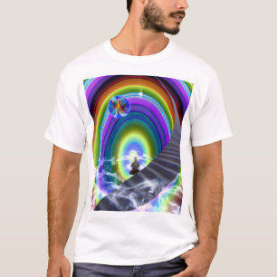 Mysterie Figuur bij de Interdimensionale Stargate T-shirt