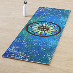 Mysterie Gem Lotus Wheel Glittery Yogamat