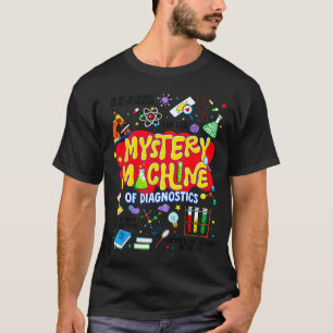 Mysterie machine voor diagnose voor mannen vrouwen t-shirt