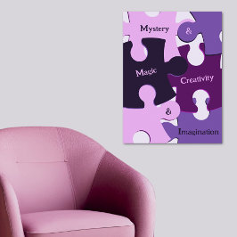 Mysterie & Magische Creativiteit & Verbeeldingspuz Poster