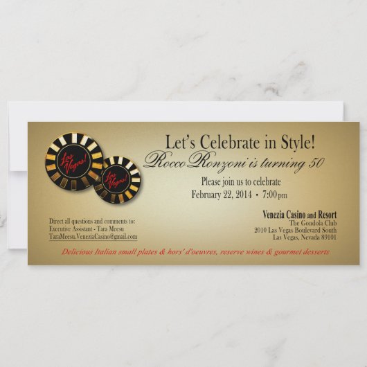 Mysterie METALLIC IJS Las Vegas Deluxe FZ Kaart (Achterkant)