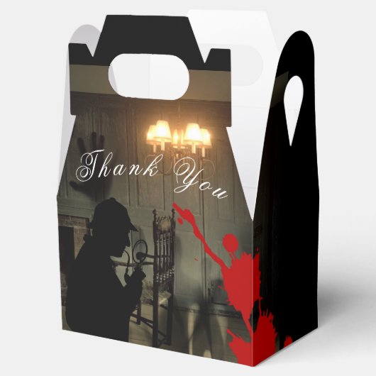 Mysterie Moord Gable Box Plaats Delict Onderzoek Bedankdoosjes (Geopend)