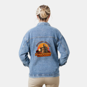 Mysterie Opgelost Iedereen Houdt van Koffie Bigfoo Denim Jacket