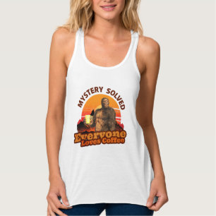 Mysterie Opgelost Iedereen Houdt van Koffie Bigfoo Tanktop