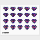 Mysterie Pareltjes Hart Sticker (Vel)
