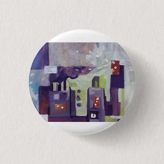 Mysterie Ronde Button 3,2 Cm (Voorkant)