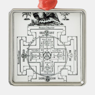 Mysterie van Solomon Metalen Ornament