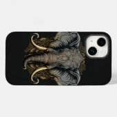Mysterie Waterverf Elephant-telefoondraagtas Case-Mate iPhone Case (Achterkant (horizontaal))