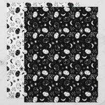 Mysteriek Pompoen Scrapbook Papier