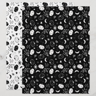 Mysteriek Pompoen Scrapbook Papier