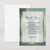 Mysteriel bos bedankkaart (Voorkant / Achterkant)