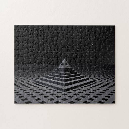 Mysteriele piramide legpuzzel (Horizontaal)