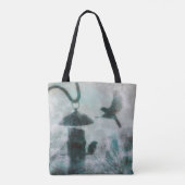 Mysteriele vogel die naar het Tas van de feeder vl (Achterkant)