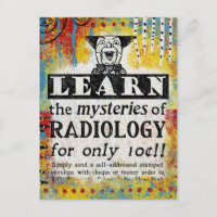 Mysteries van Briefkaart voor radiologie Funny Rad