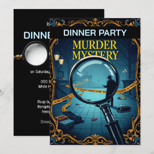Mysterieus dinerfeest voor volwassenen met moord i kaart