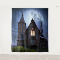 Mysterieus Gotisch Huis op heuvel