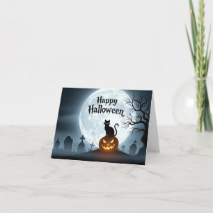 Mysterieus Halloween Wenskaart Bedankkaart