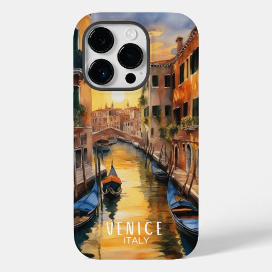 Mysterieus mooie zonsondergang in Venetië Case-Mate iPhone Case (Achterkant)