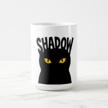 Mysterieus ontwerp met zwarte kattenogen