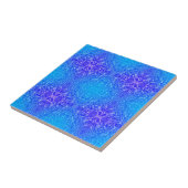 Mysterieus waterpatroon tegeltje (Zijkant)