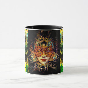 Mystérieuse mascarade boule beauté masque mug