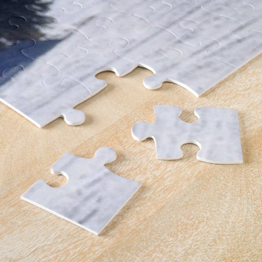 Mystérieux Ski Resort Mariage Proposition Puzzle (Côté)