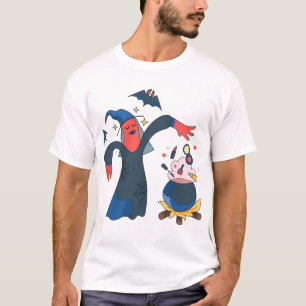 Mystérieux T-shirt Silhouette Fantôme