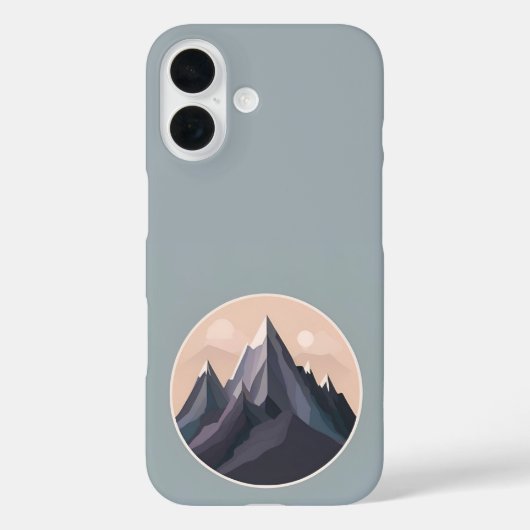 Mysterieuze bergen Case-Mate iPhone case (Achterkant)