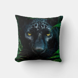 Mysterieuze Black Panther Oerwoud Wildlife Design Kussen