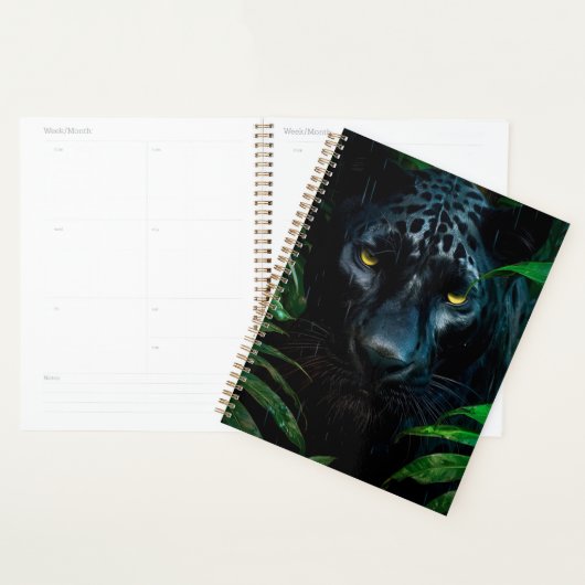 Mysterieuze Black Panther Oerwoud Wildlife Design Planner (Display)