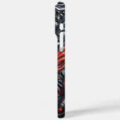 Mysterieuze buitenaardse figuur in levendige kosmi Case-Mate iPhone case (Achterkant / Links)