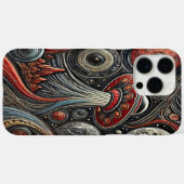 Mysterieuze buitenaardse vaartuigen die verre ster Case-Mate iPhone case (Achterkant (horizontaal))