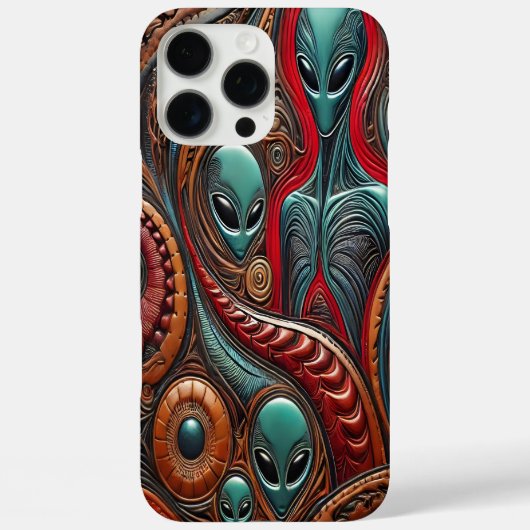 Mysterieuze buitenaardse wezens verstrengeld met k Case-Mate iPhone case (Achterkant)