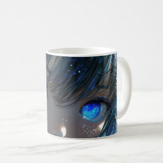Mysterieuze Fantasie Meisje - Oceaan Kunst Estheti Koffiemok