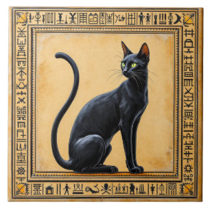 Mysterieuze farao kat tegeltje