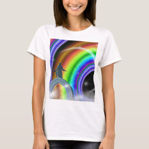 Mysterieuze figuur bij de interdimensionale starga t-shirt