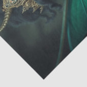 Mysterieuze gotische drakenfee tissuepapier (Detail)