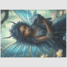 Mysterieuze gotische drakenfee